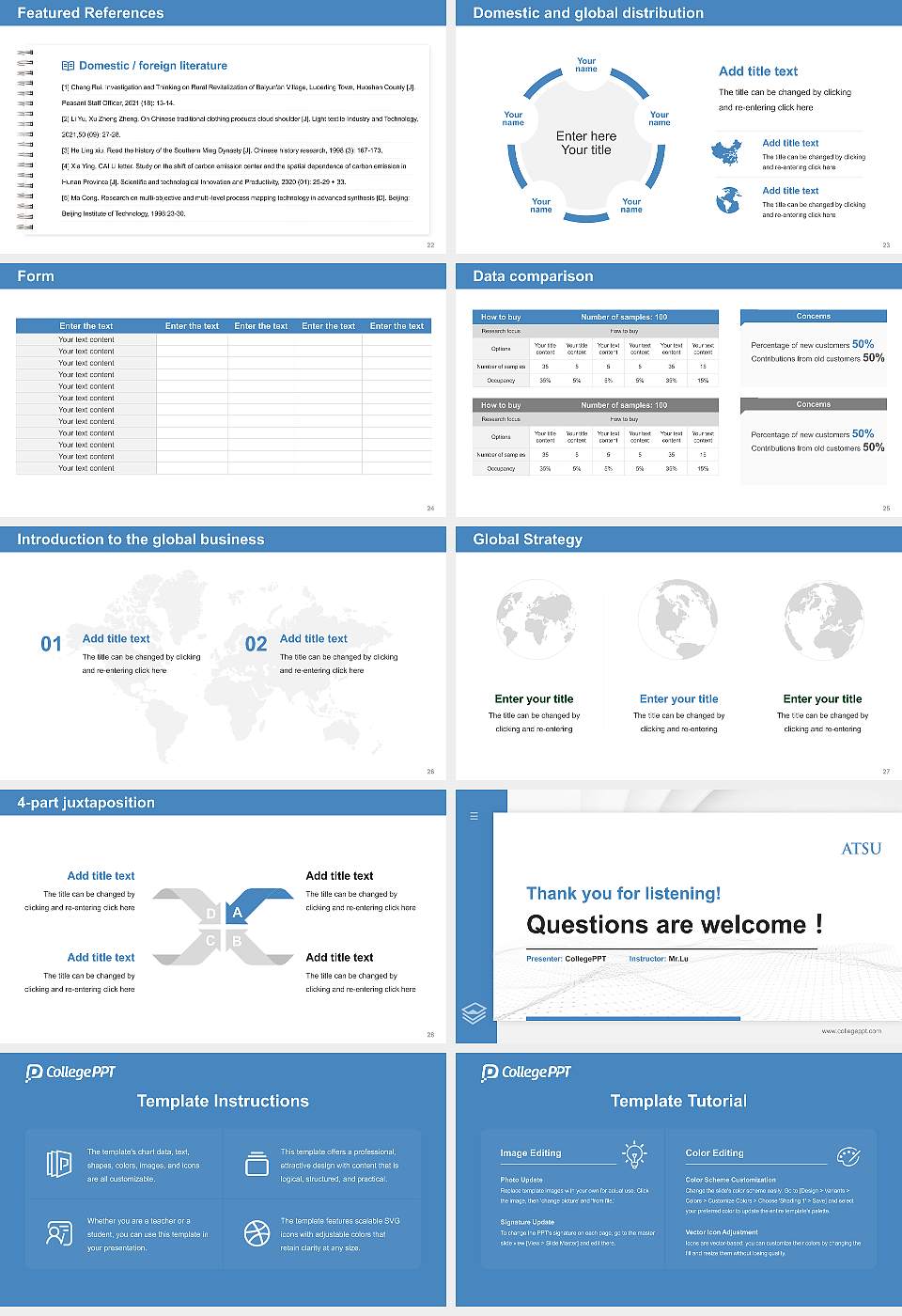 A T Still University of Health Sciences Thesis Proposal/Graduation Defense PPT Template16:9 ratio PPT effect preview image4