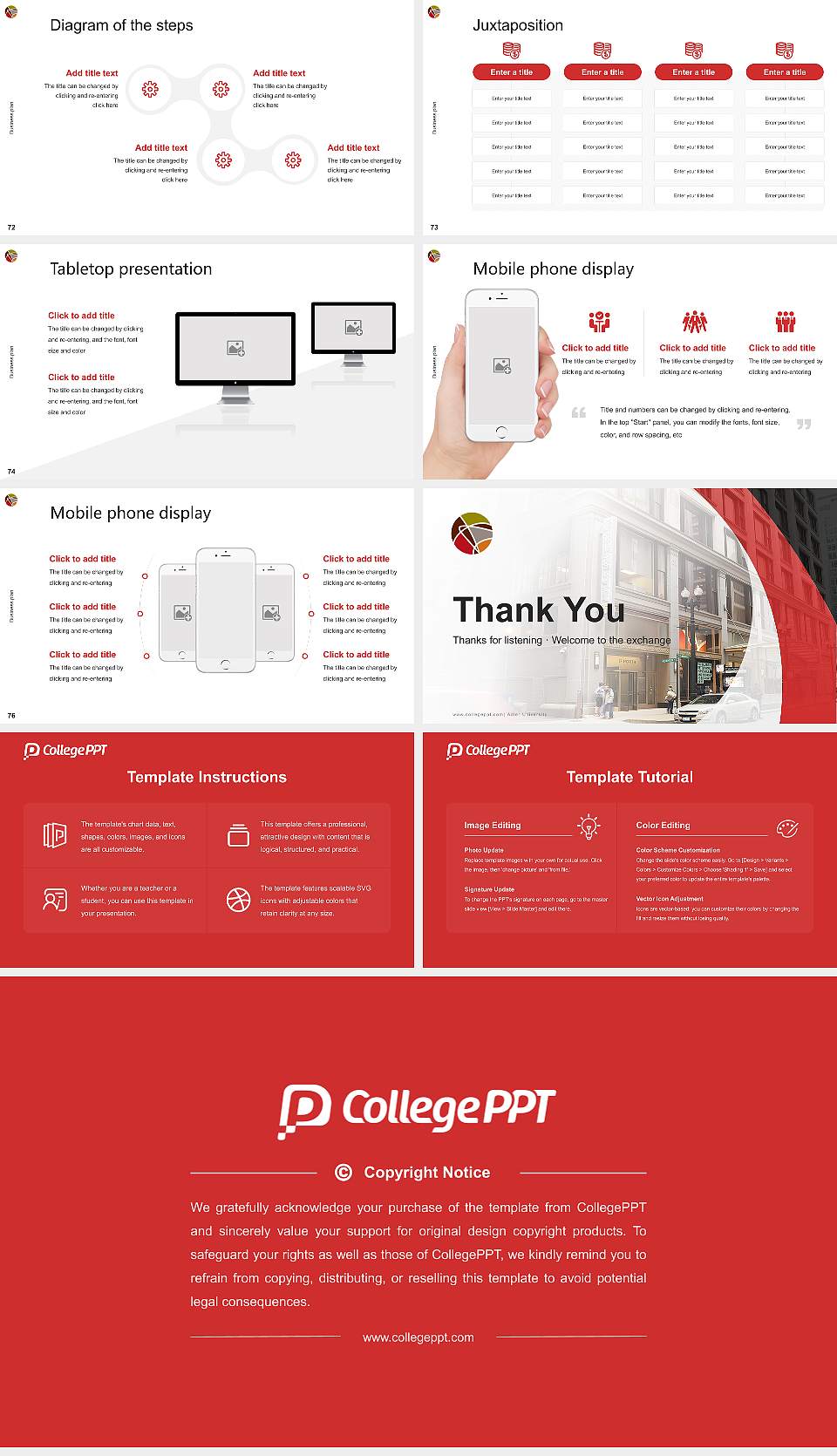 Adler University Competition/Entrepreneurship Contest PPT Template16:9 ratio PPT effect preview image9