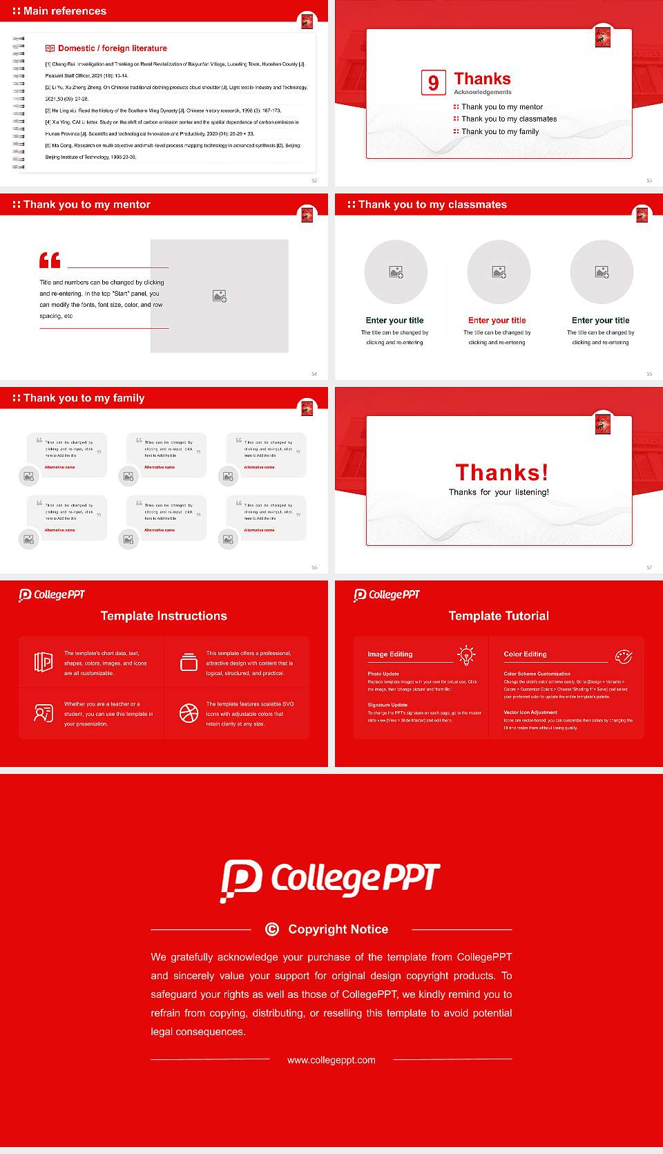 Acupuncture and Massage College Graduation Thesis Defense PPT Template16:9 ratio PPT effect preview image7