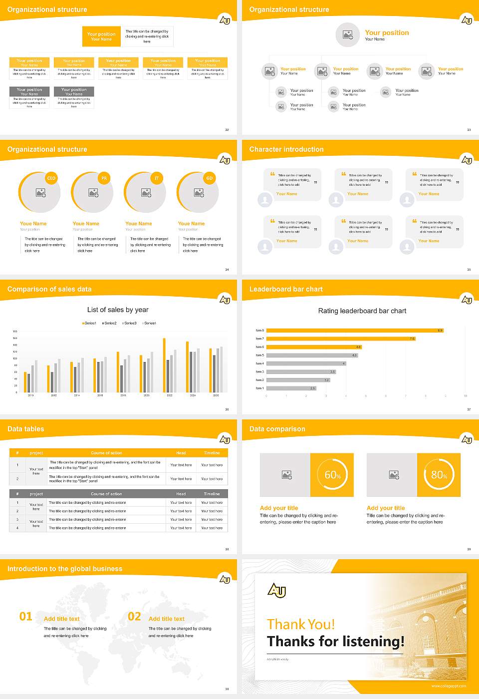 Adelphi University Academic Presentation/Research Findings Report PPT Template16:9 ratio PPT effect preview image4