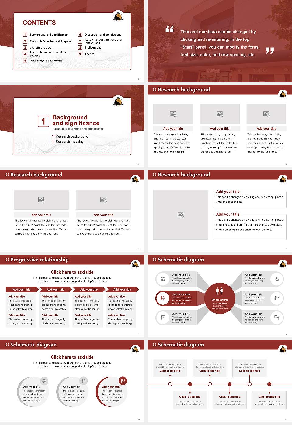 Academy of Chinese Culture and Health Sciences Graduation Thesis Defense PPT Template16:9 ratio PPT effect preview image2