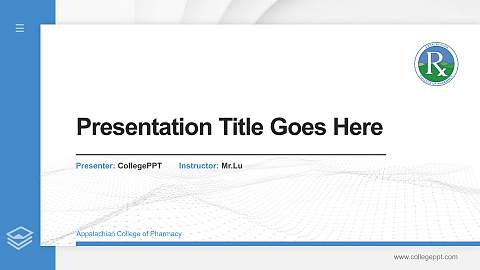 Appalachian College of Pharmacy Thesis Proposal/Graduation Defense PPT Template