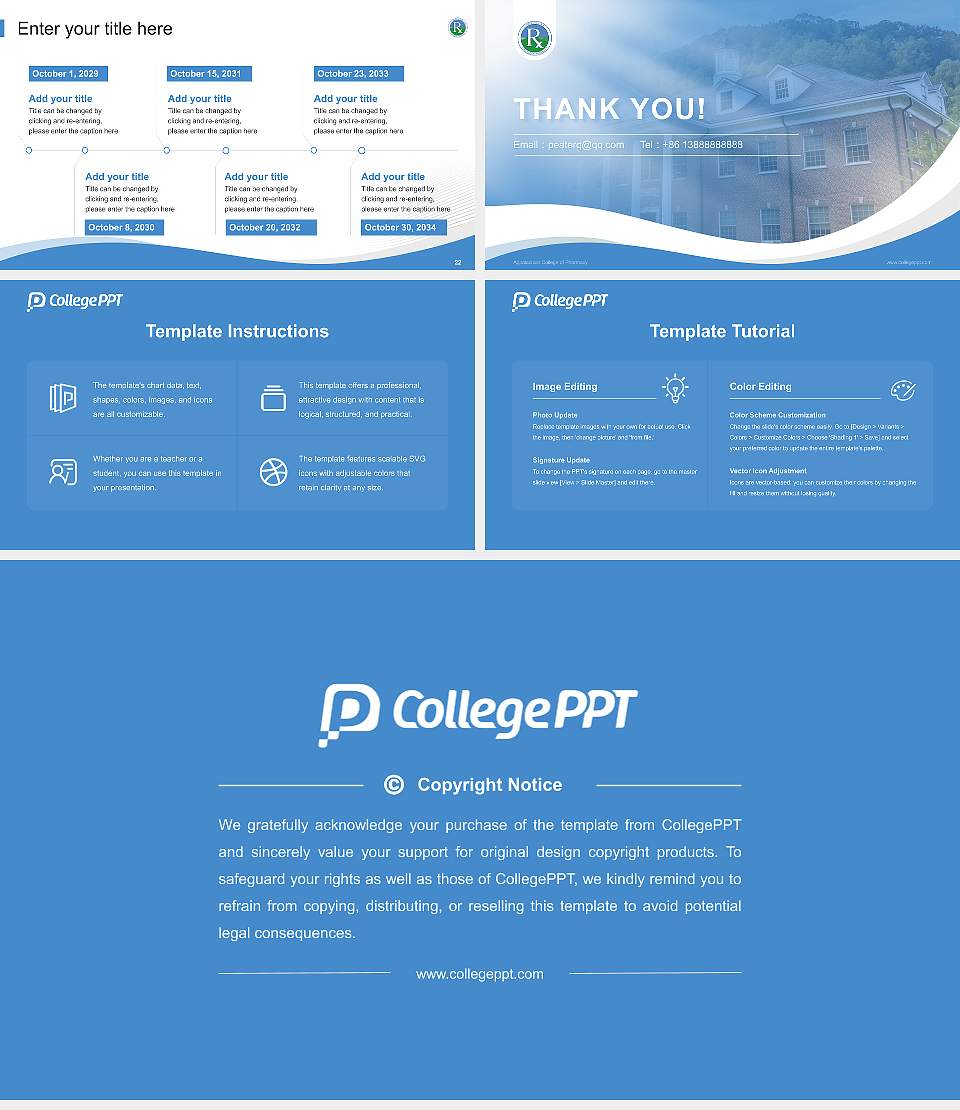 Appalachian College of Pharmacy Lecture Sharing and Networking Event PPT Template16:9 ratio PPT effect preview image4