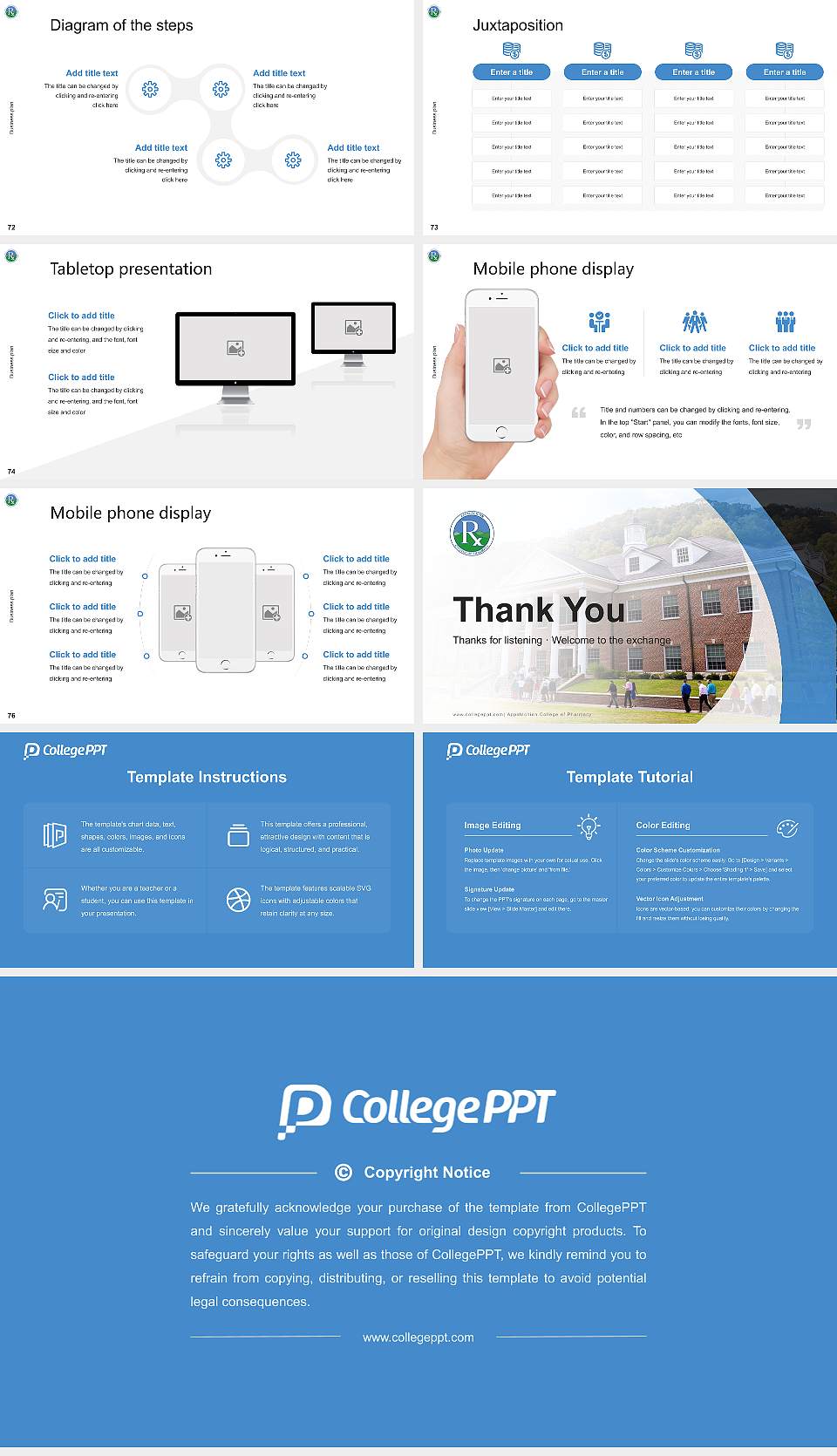 Appalachian College of Pharmacy Competition/Entrepreneurship Contest PPT Template16:9 ratio PPT effect preview image9