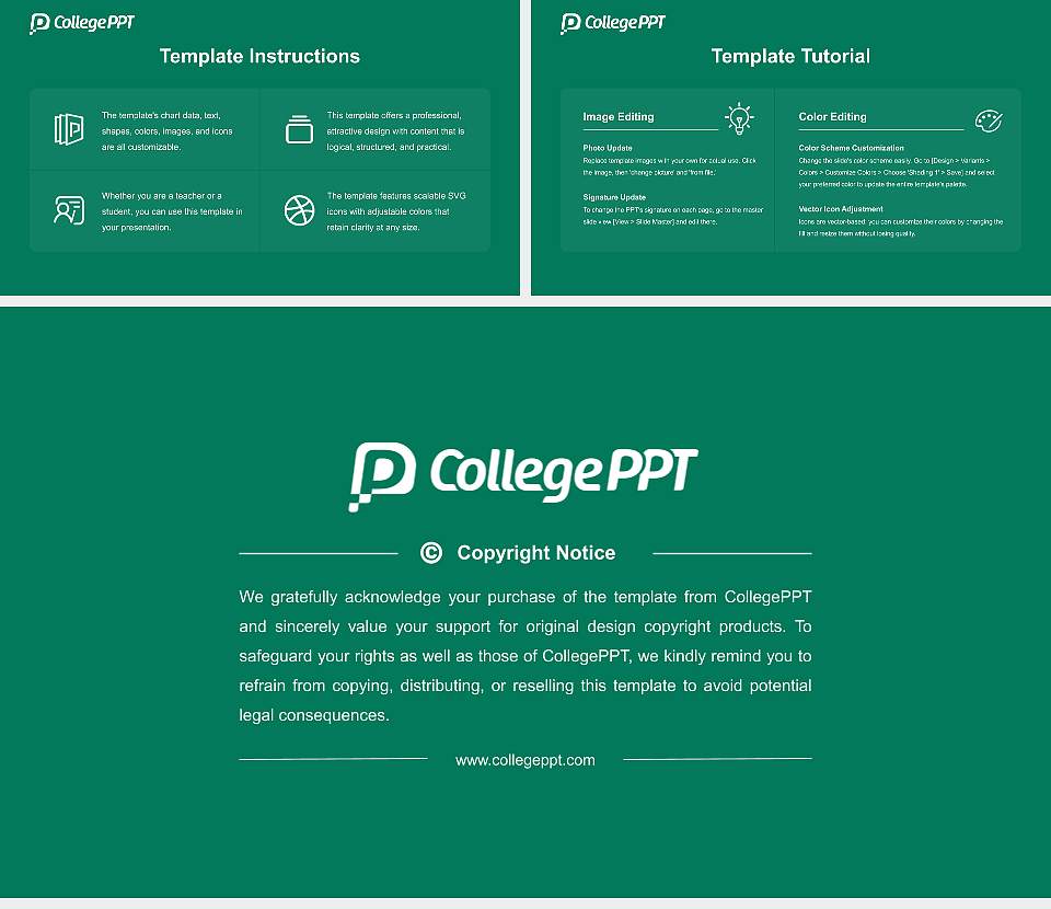 Adams State University Course/Courseware Creation PPT Template16:9 ratio PPT effect preview image5