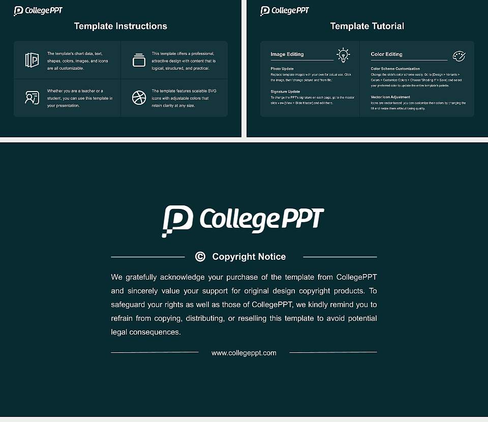 Antioch University-Santa Barbara Course/Courseware Creation PPT Template16:9 ratio PPT effect preview image5