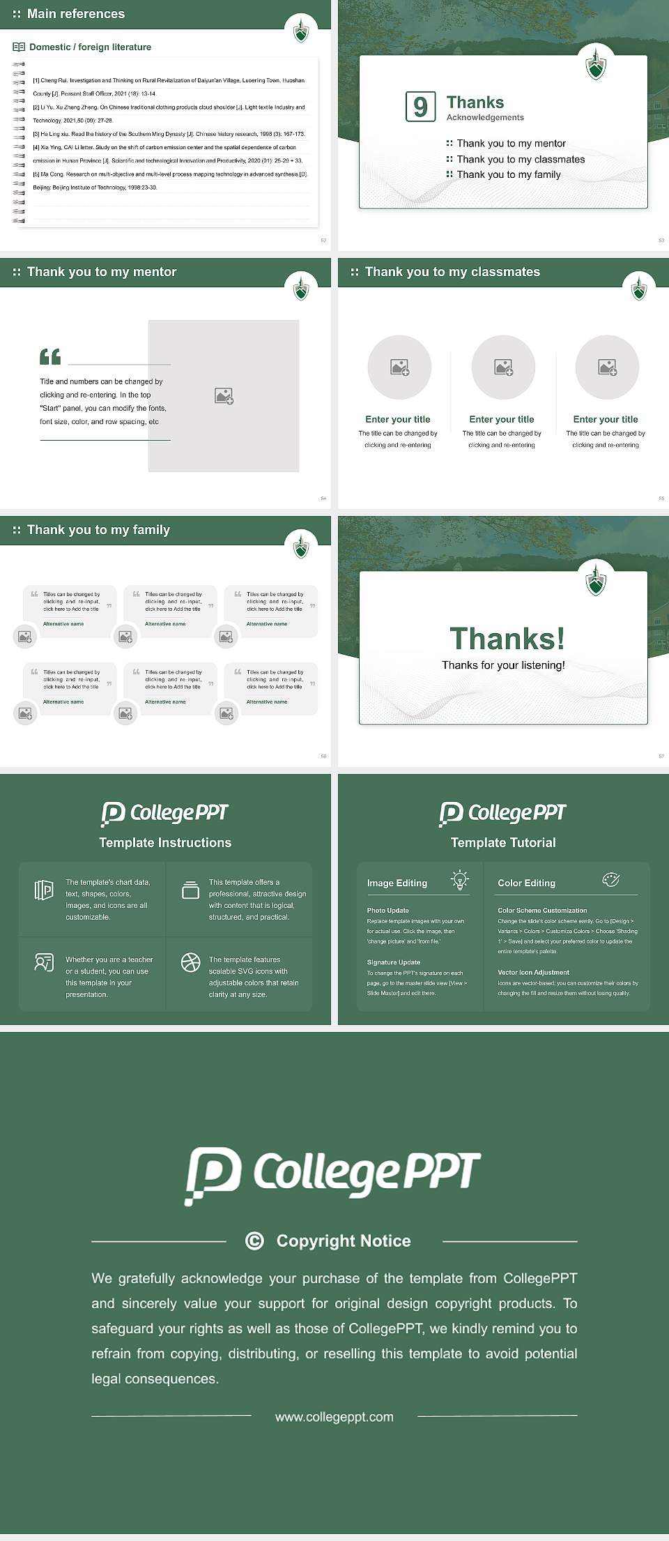 Appalachian School of Law Graduation Thesis Defense PPT Template4:3 ratio PPT effect preview image7