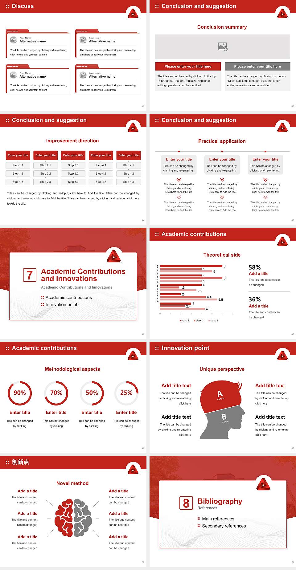 Arizona Christian University Graduation Thesis Defense PPT Template4:3 ratio PPT effect preview image6