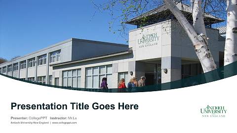 Antioch University-New England Course/Courseware Creation PPT Template