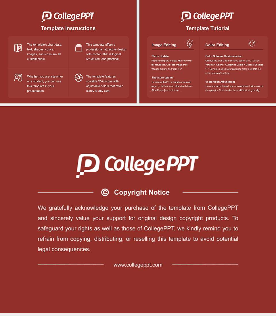 Academy of Chinese Culture and Health Sciences Academic Presentation/Research Findings Report PPT Template4:3 ratio PPT effect preview image5