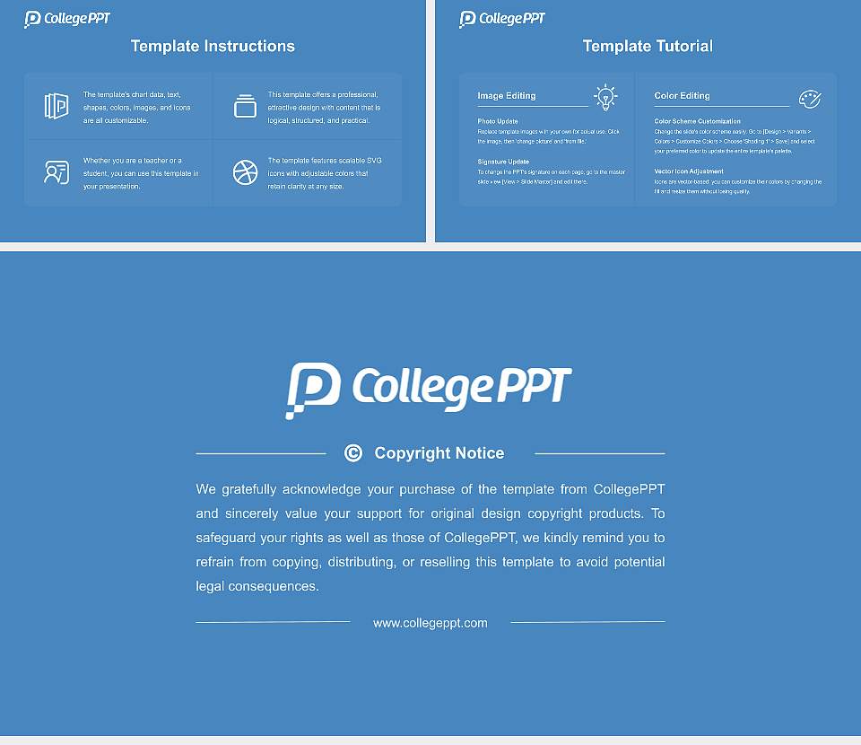 A T Still University of Health Sciences Course/Courseware Creation PPT Template16:9 ratio PPT effect preview image5