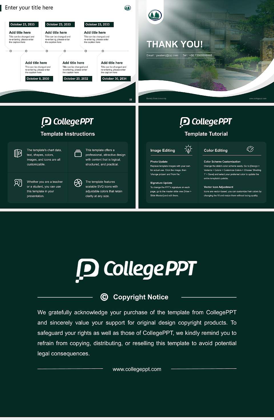 Bemidji State University Lecture Sharing and Networking Event PPT Template4:3 ratio PPT effect preview image4