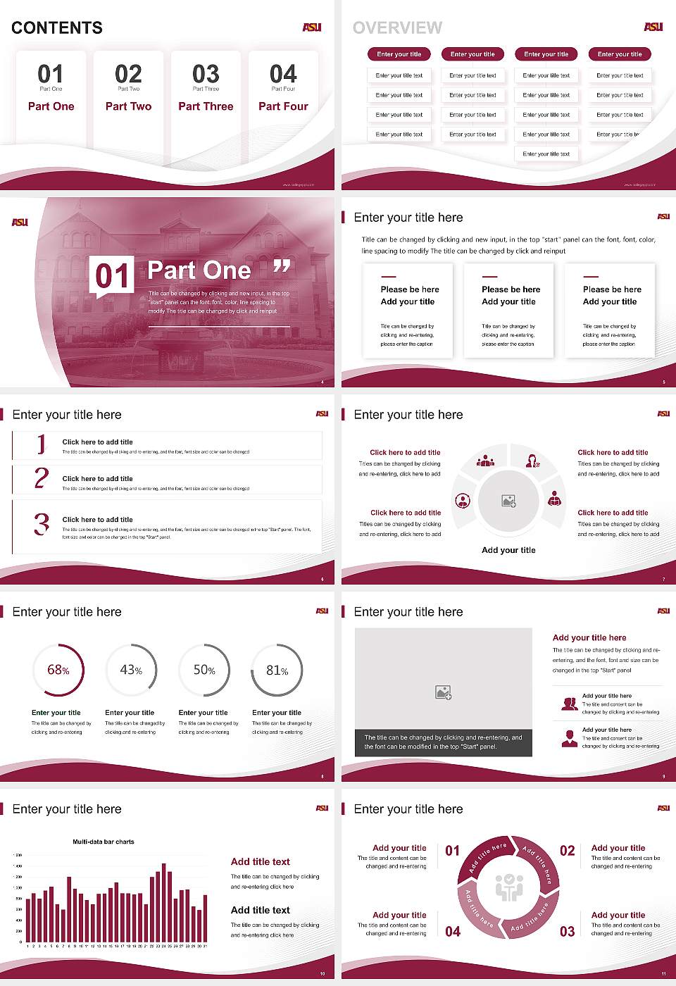Arizona State University Digital Immersion Lecture Sharing and Networking Event PPT Template16:9 ratio PPT effect preview image2