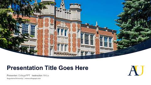Augustana University Course/Courseware Creation PPT Template
