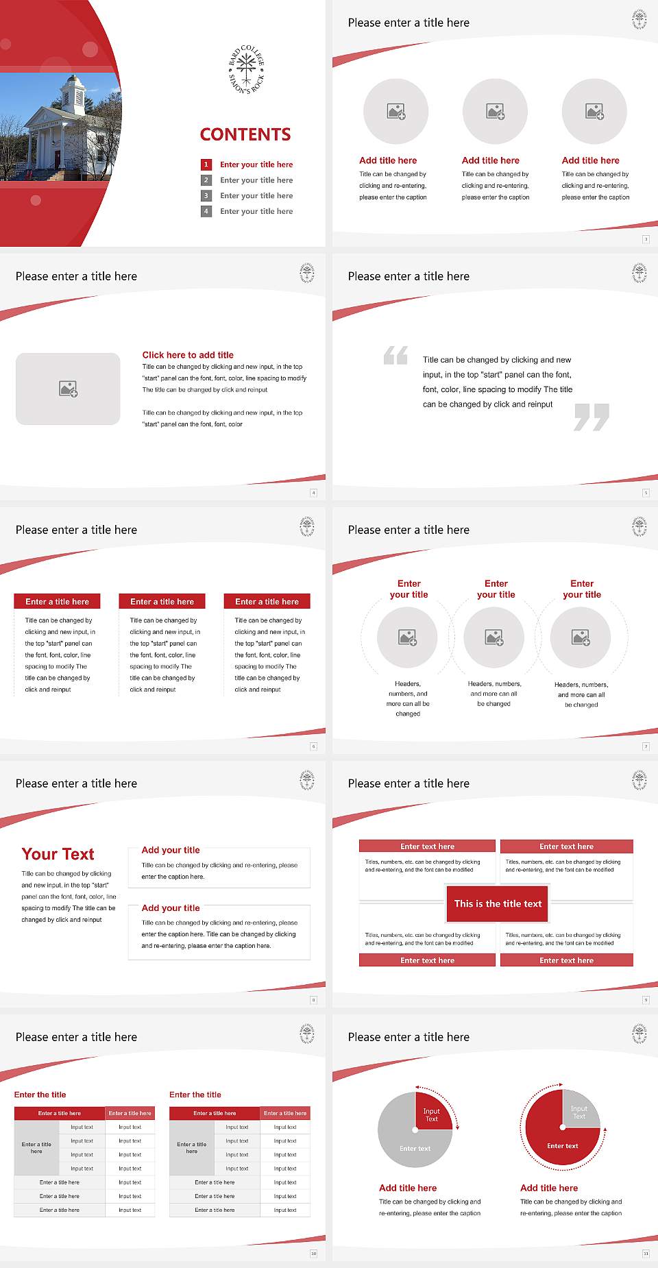 Bard College at Simon’S Rock Course/Courseware Creation PPT Template4:3 ratio PPT effect preview image2