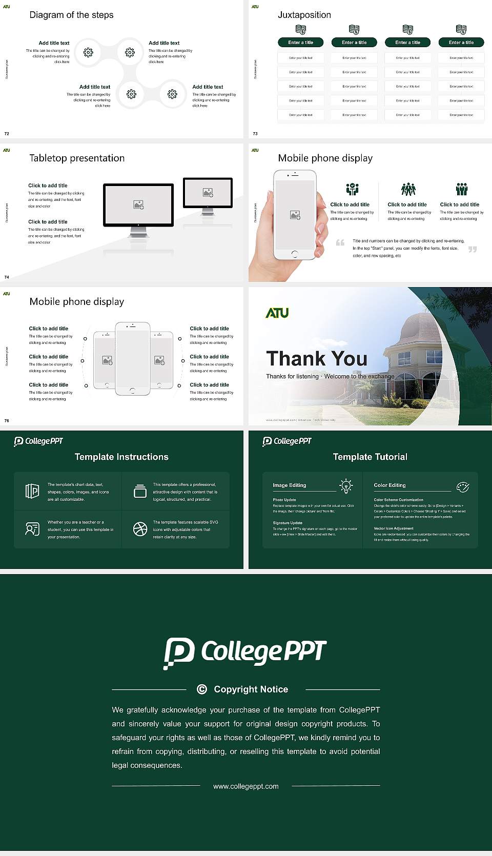 Arkansas Tech University Competition/Entrepreneurship Contest PPT Template16:9 ratio PPT effect preview image9