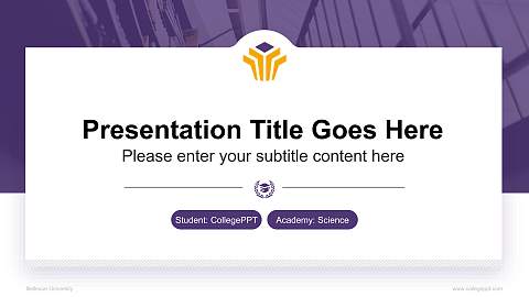 Bellevue University National Scholarship Defense PPT Template