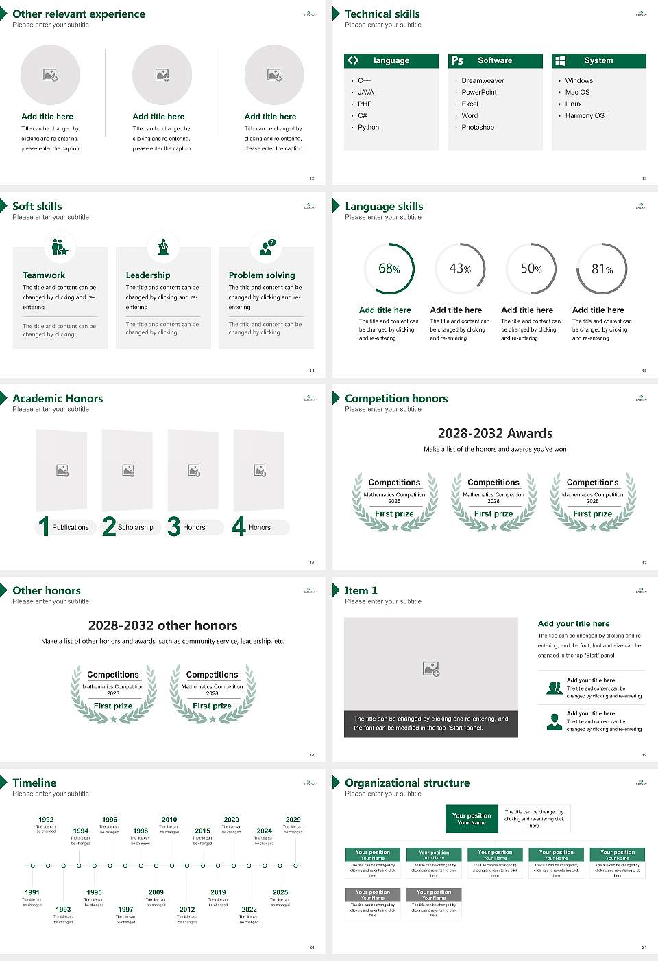 Babson College Resume PPT Template16:9 ratio PPT effect preview image3