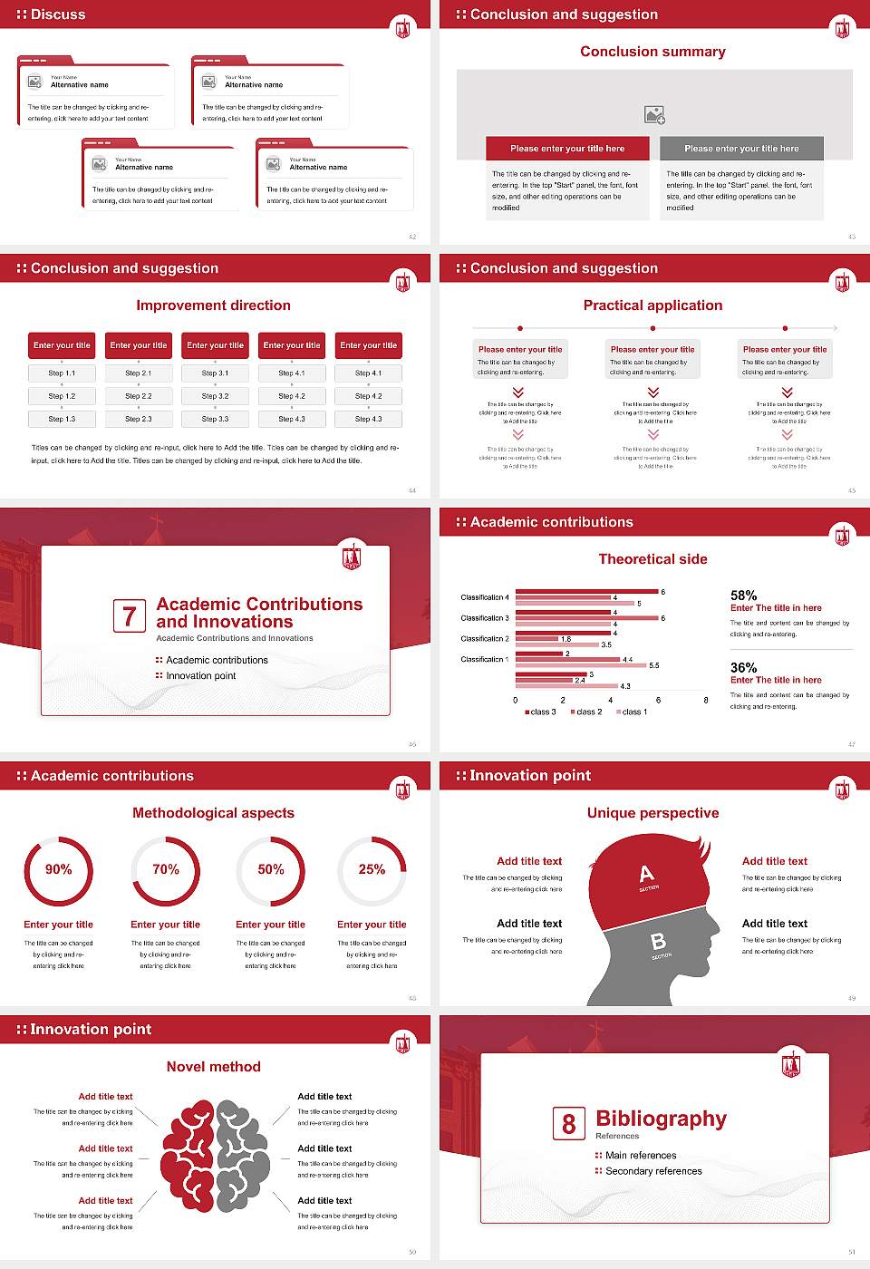 Belmont Abbey College Graduation Thesis Defense PPT Template16:9 ratio PPT effect preview image6