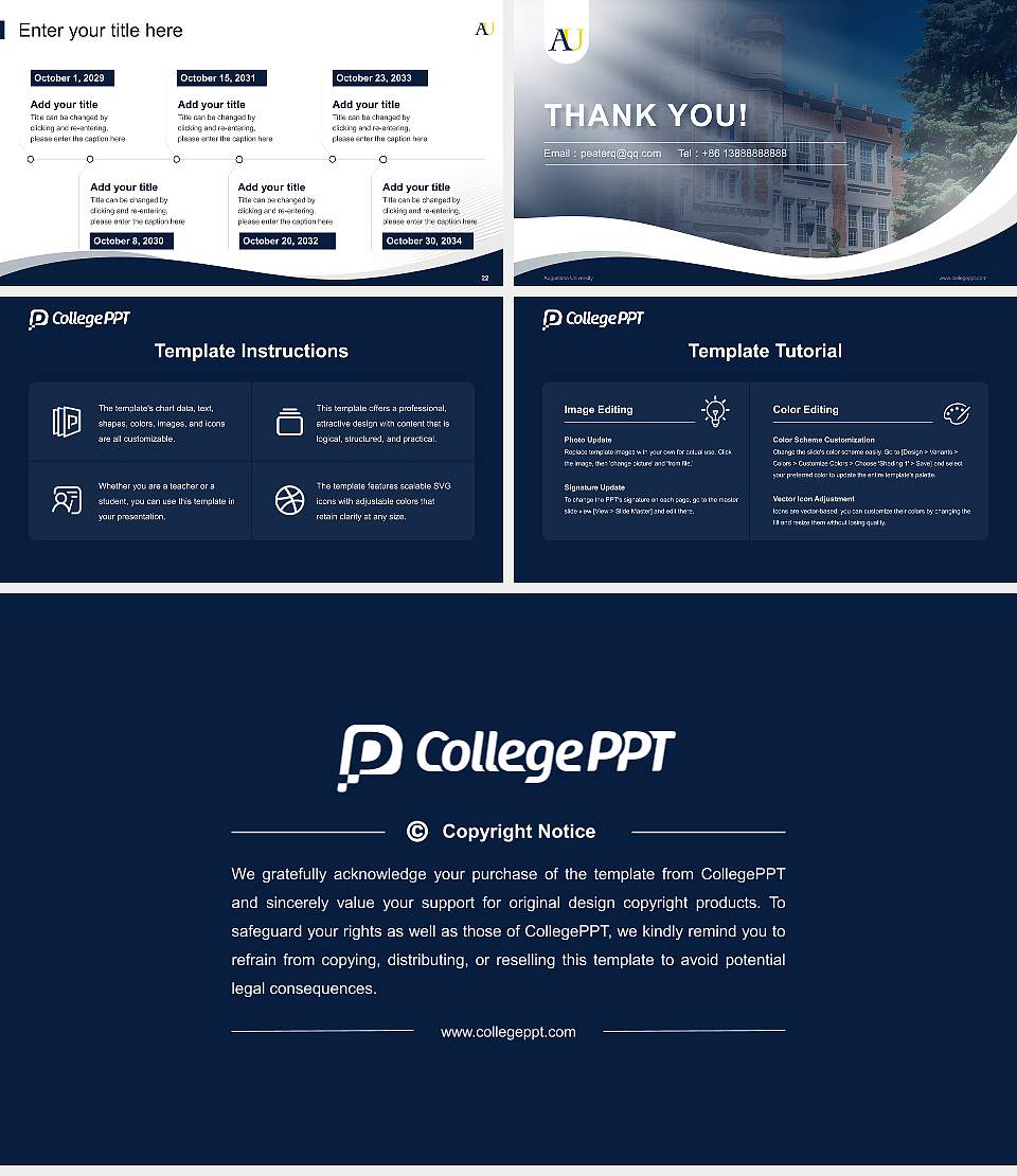 Augustana University Lecture Sharing and Networking Event PPT Template16:9 ratio PPT effect preview image4