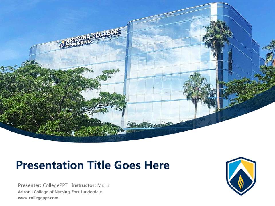 Arizona College of Nursing-Fort Lauderdale Course/Courseware Creation PPT Template4:3 ratio PPT effect preview image5