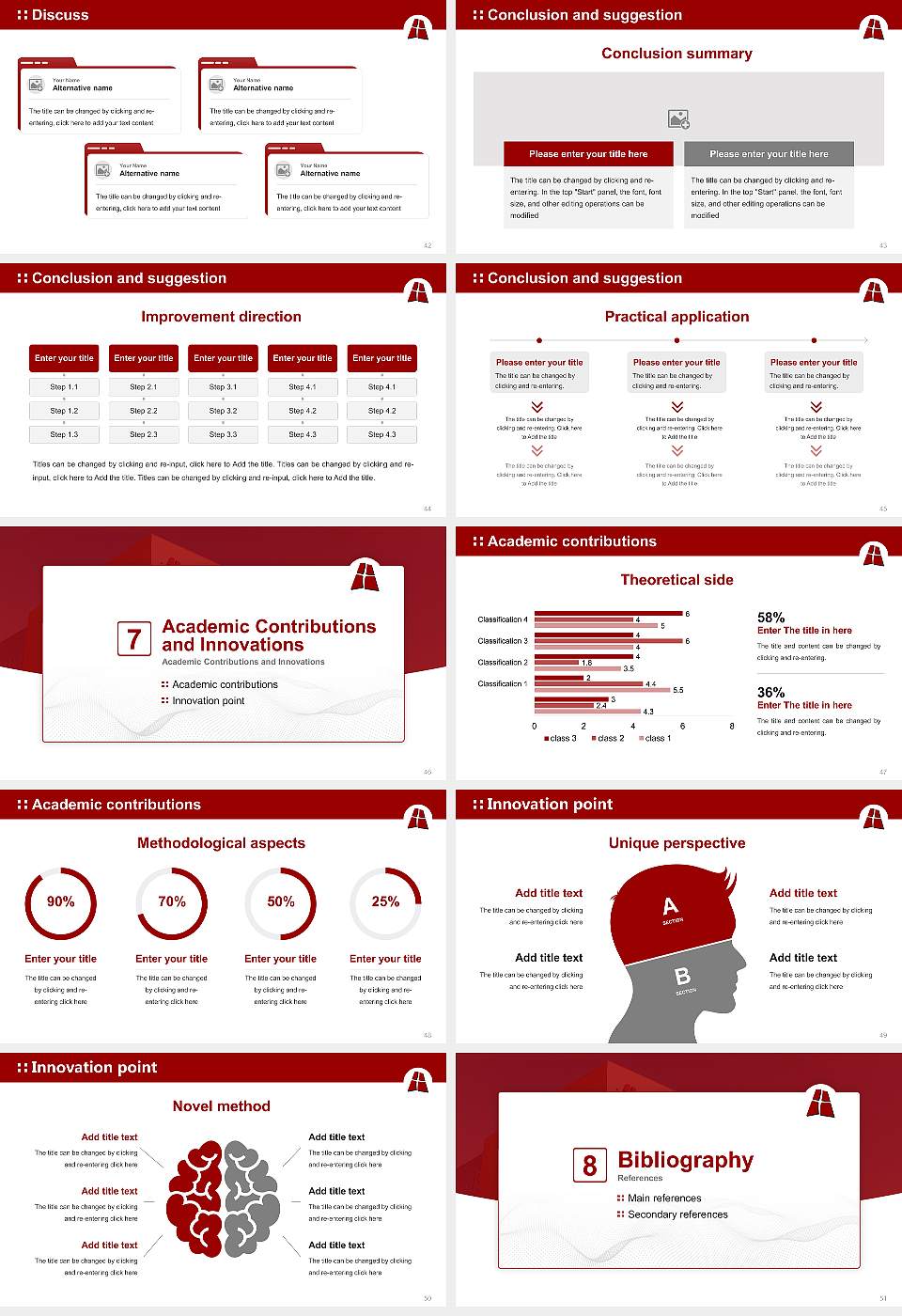 Azusa Pacific University Graduation Thesis Defense PPT Template16:9 ratio PPT effect preview image6
