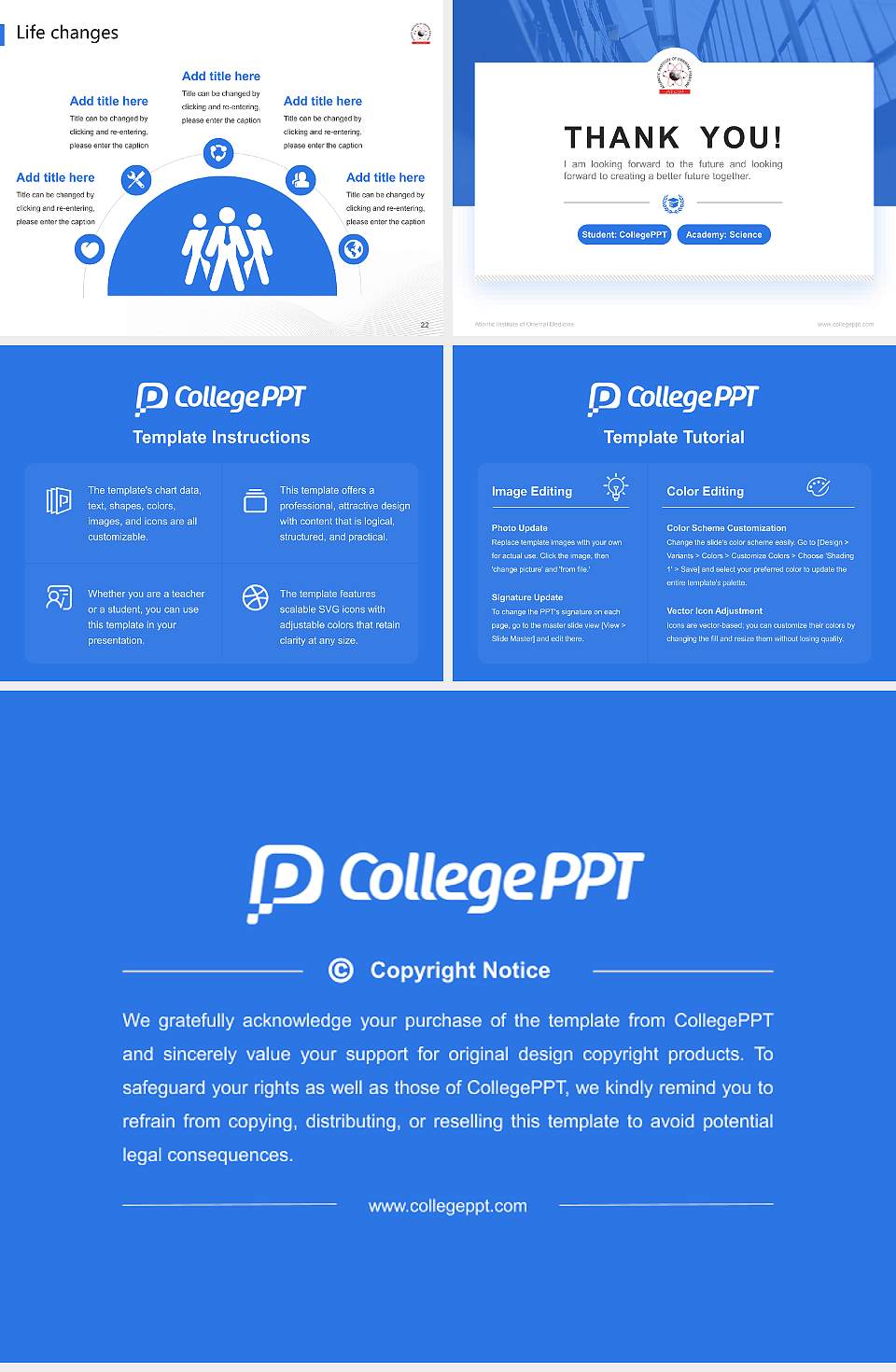 Atlantic Institute of Oriental Medicine National Scholarship Defense PPT Template4:3 ratio PPT effect preview image4
