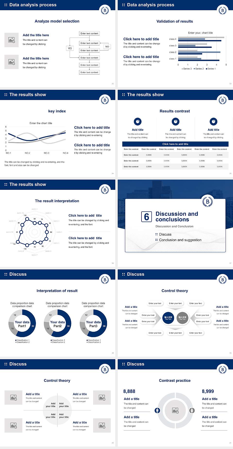 Barnard College Graduation Thesis Defense PPT Template4:3 ratio PPT effect preview image5