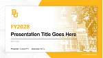 Baylor University Akademik Templat PPT
