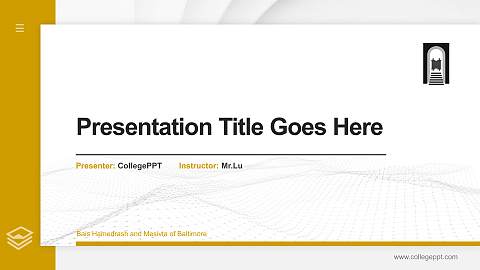 Bais Hamedrash and Mesivta of Baltimore Thesis Proposal/Graduation Defense PPT Template
