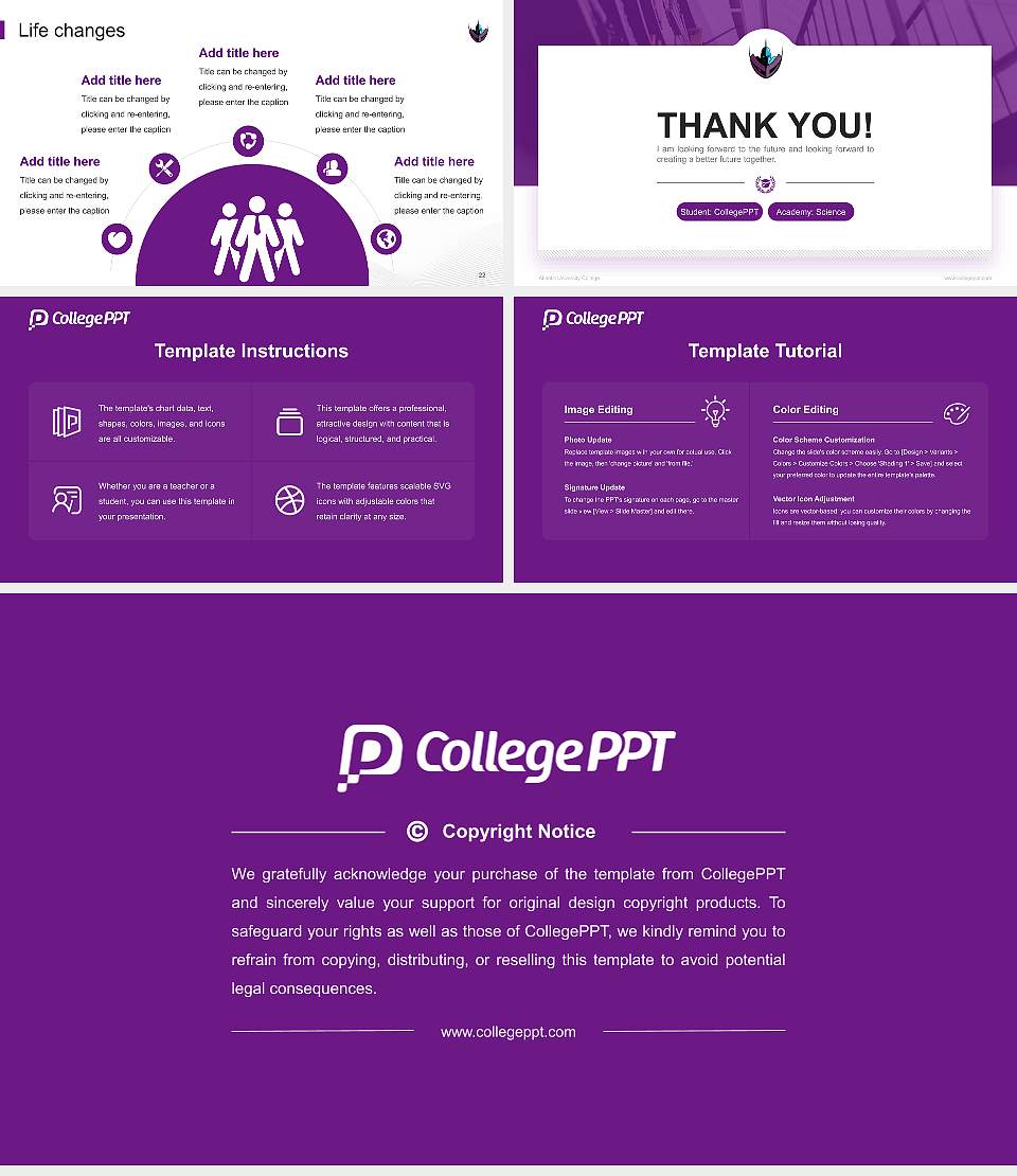 Atlantic University College National Scholarship Defense PPT Template16:9 ratio PPT effect preview image4