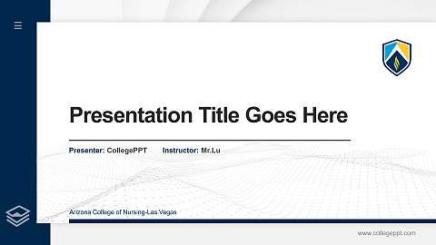 Arizona College of Nursing-Las Vegas Thesis Proposal/Graduation Defense PPT Template