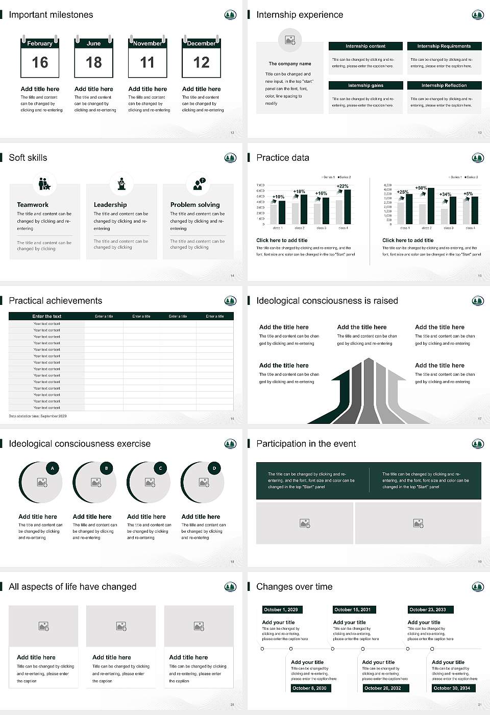 Bemidji State University National Scholarship Defense PPT Template16:9 ratio PPT effect preview image3