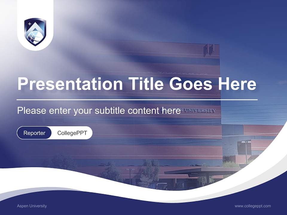 Aspen University Lecture Sharing and Networking Event PPT Template4:3 ratio PPT effect preview image4