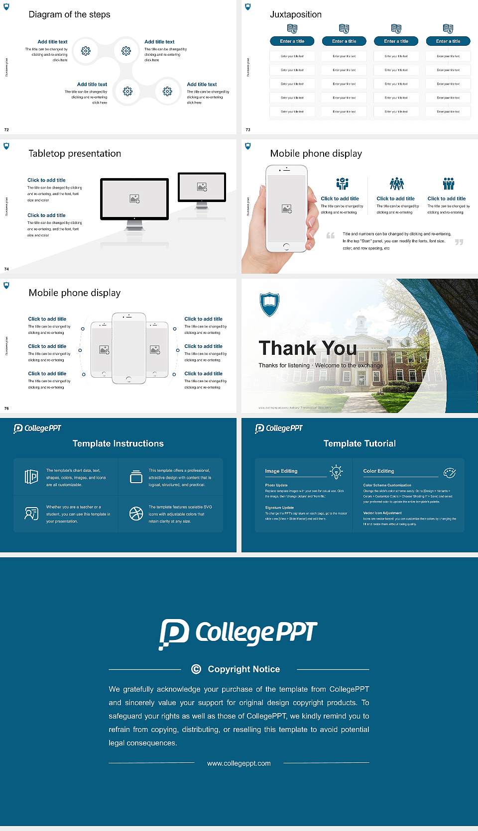 Asbury Theological Seminary Competition/Entrepreneurship Contest PPT Template16:9 ratio PPT effect preview image9