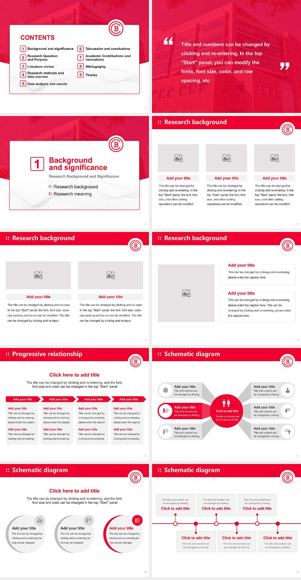 Baker College Graduation Thesis Defense PPT Template4:3 ratio PPT effect preview image2