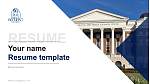 Belmont University Resume PPT Template