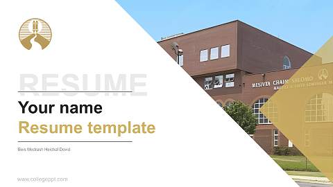 Beis Medrash Heichal Dovid Resume PPT Template