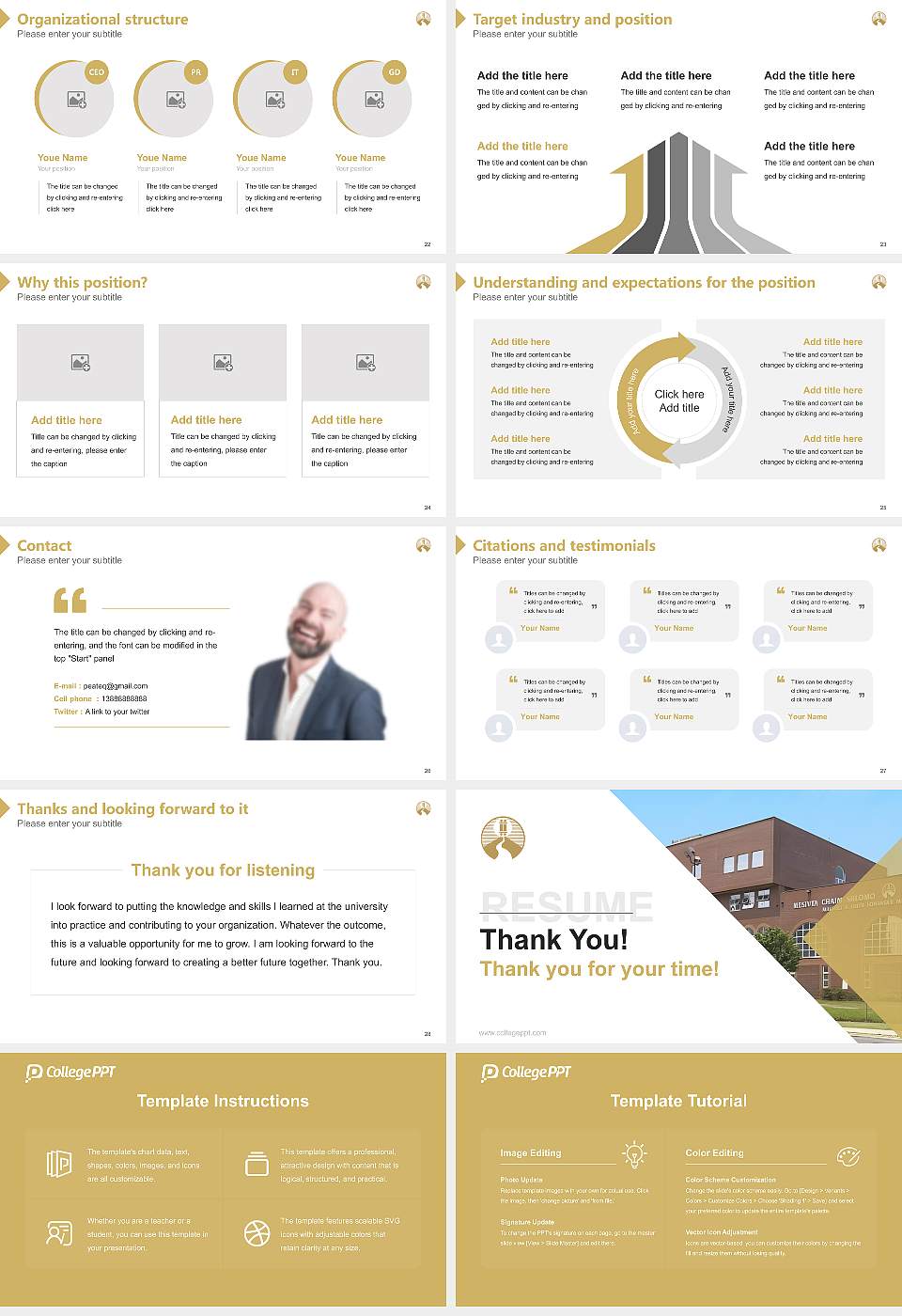 Beis Medrash Heichal Dovid Resume PPT Template16:9 ratio PPT effect preview image4