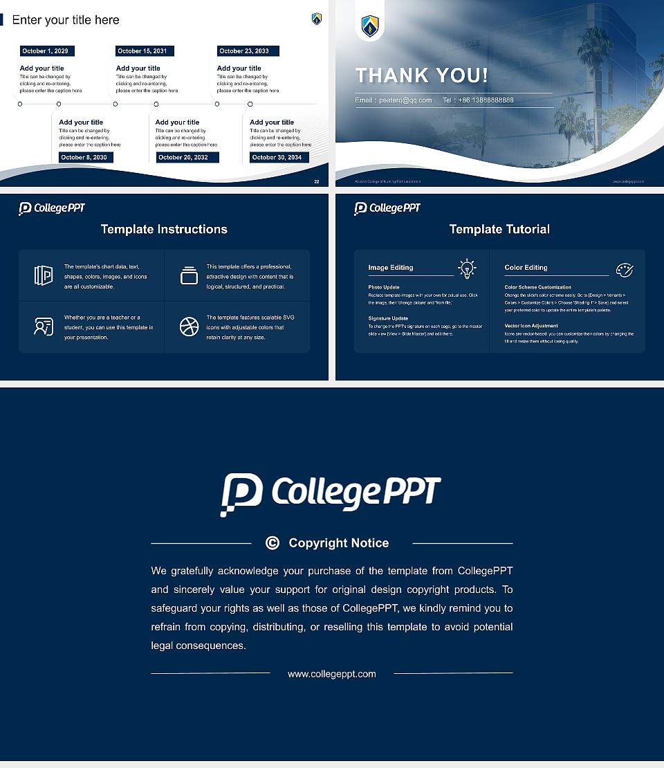 Arizona College of Nursing-Fort Lauderdale Lecture Sharing and Networking Event PPT Template16:9 ratio PPT effect preview image4