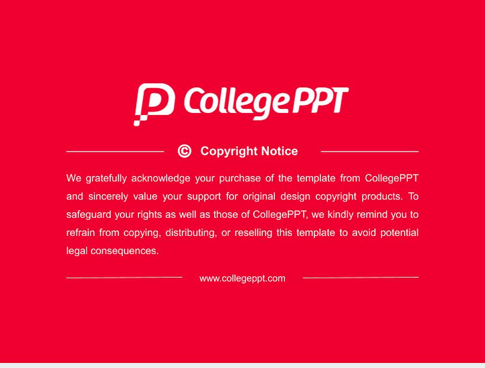 Baker College General Purpose PPT Template4:3 ratio PPT effect preview image6
