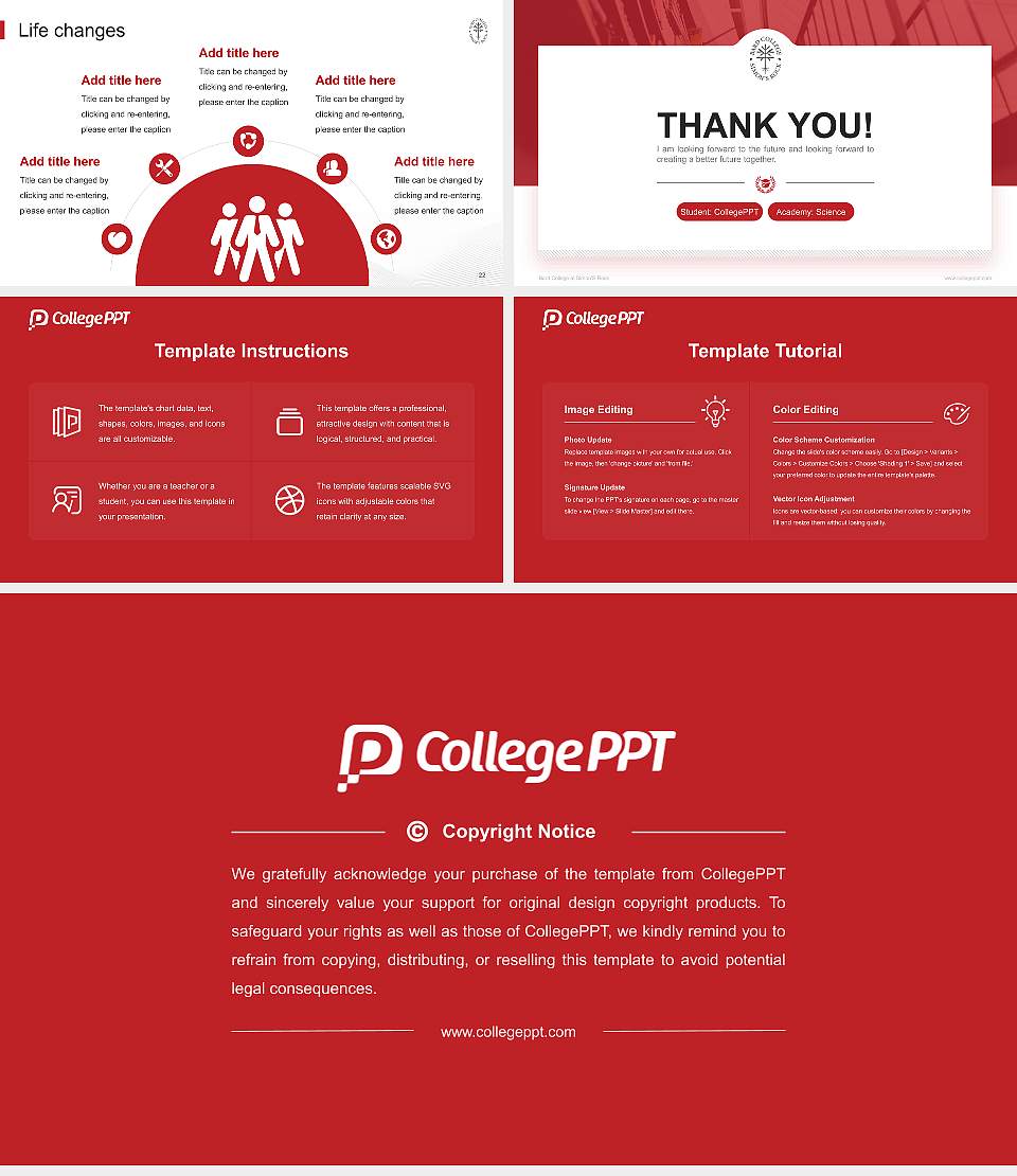 Bard College at Simon’S Rock National Scholarship Defense PPT Template16:9 ratio PPT effect preview image4