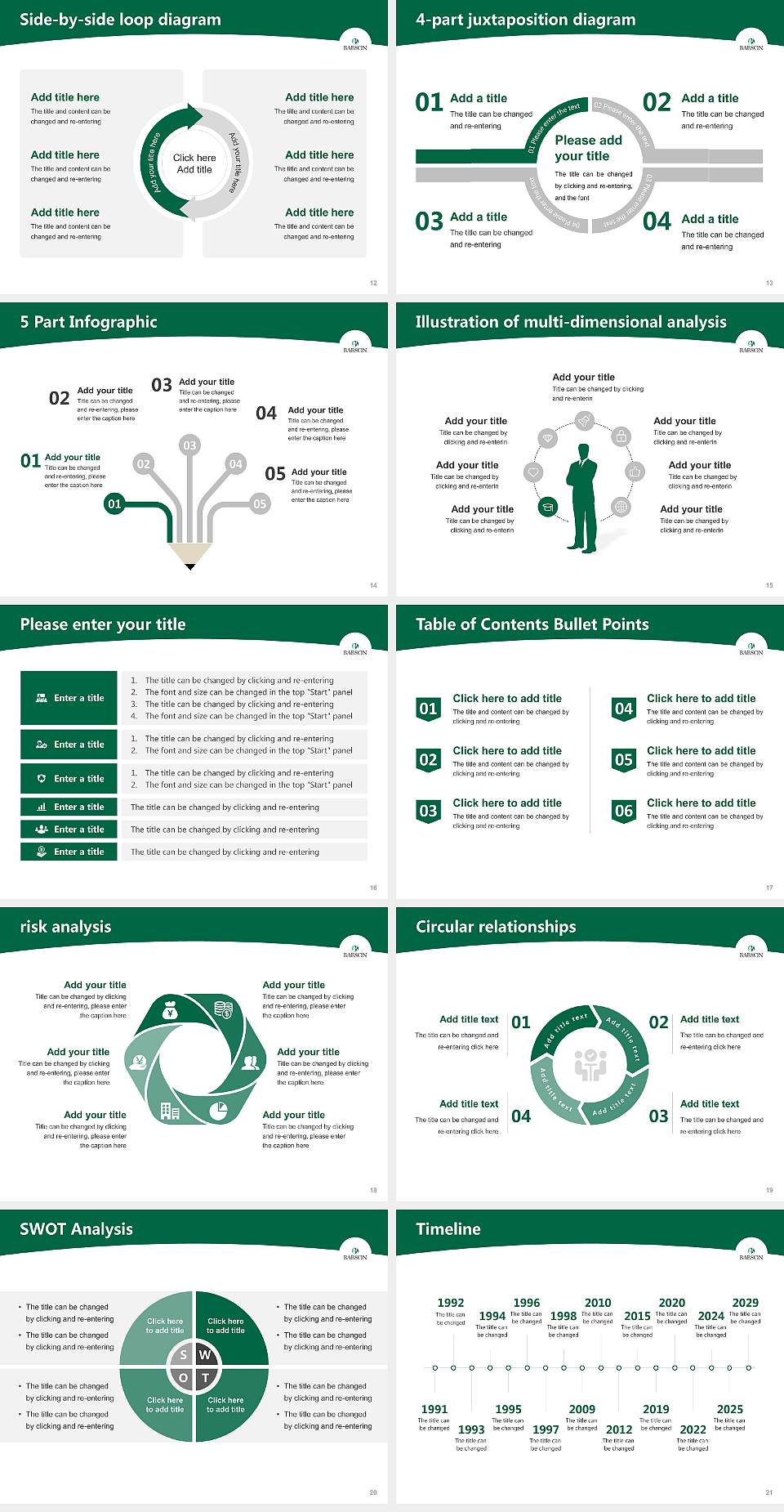 Babson College Academic Presentation/Research Findings Report PPT Template4:3 ratio PPT effect preview image3