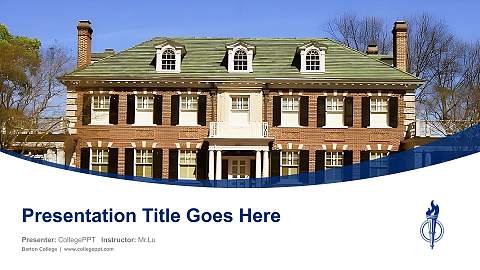 Barton College Course/Courseware Creation PPT Template