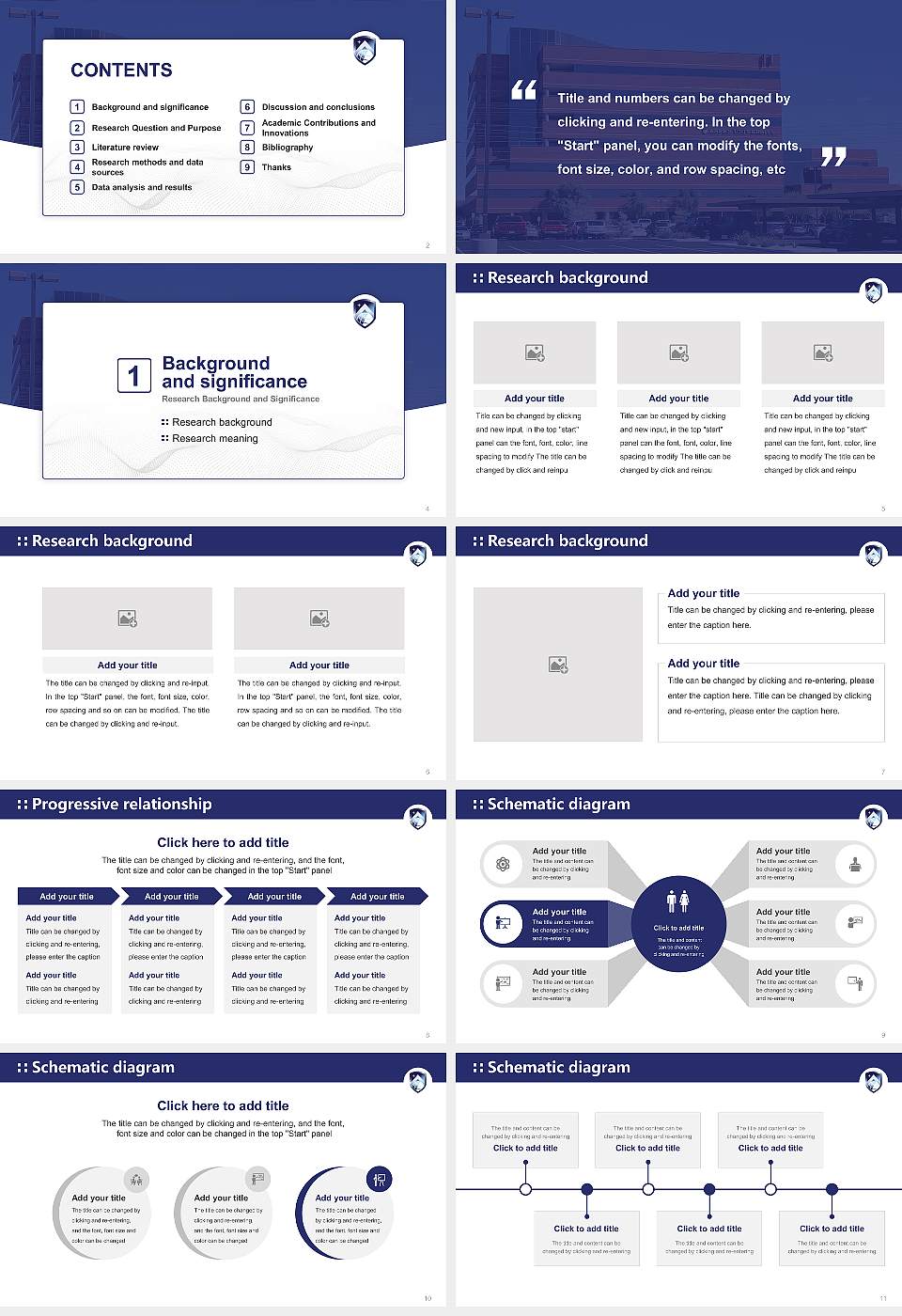 Aspen University Graduation Thesis Defense PPT Template16:9 ratio PPT effect preview image2