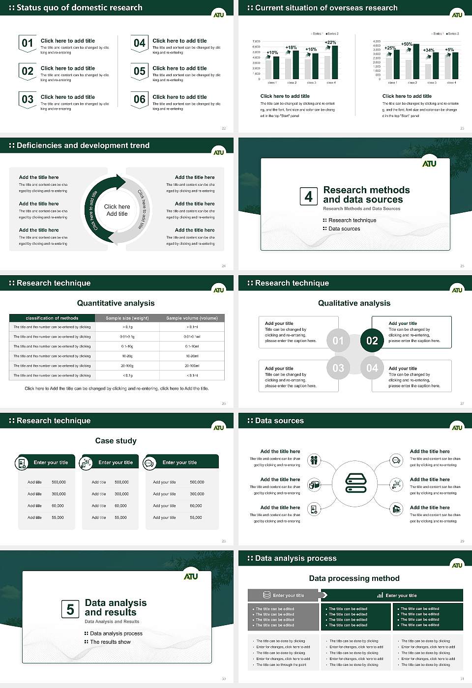 Arkansas Tech University Graduation Thesis Defense PPT Template16:9 ratio PPT effect preview image4