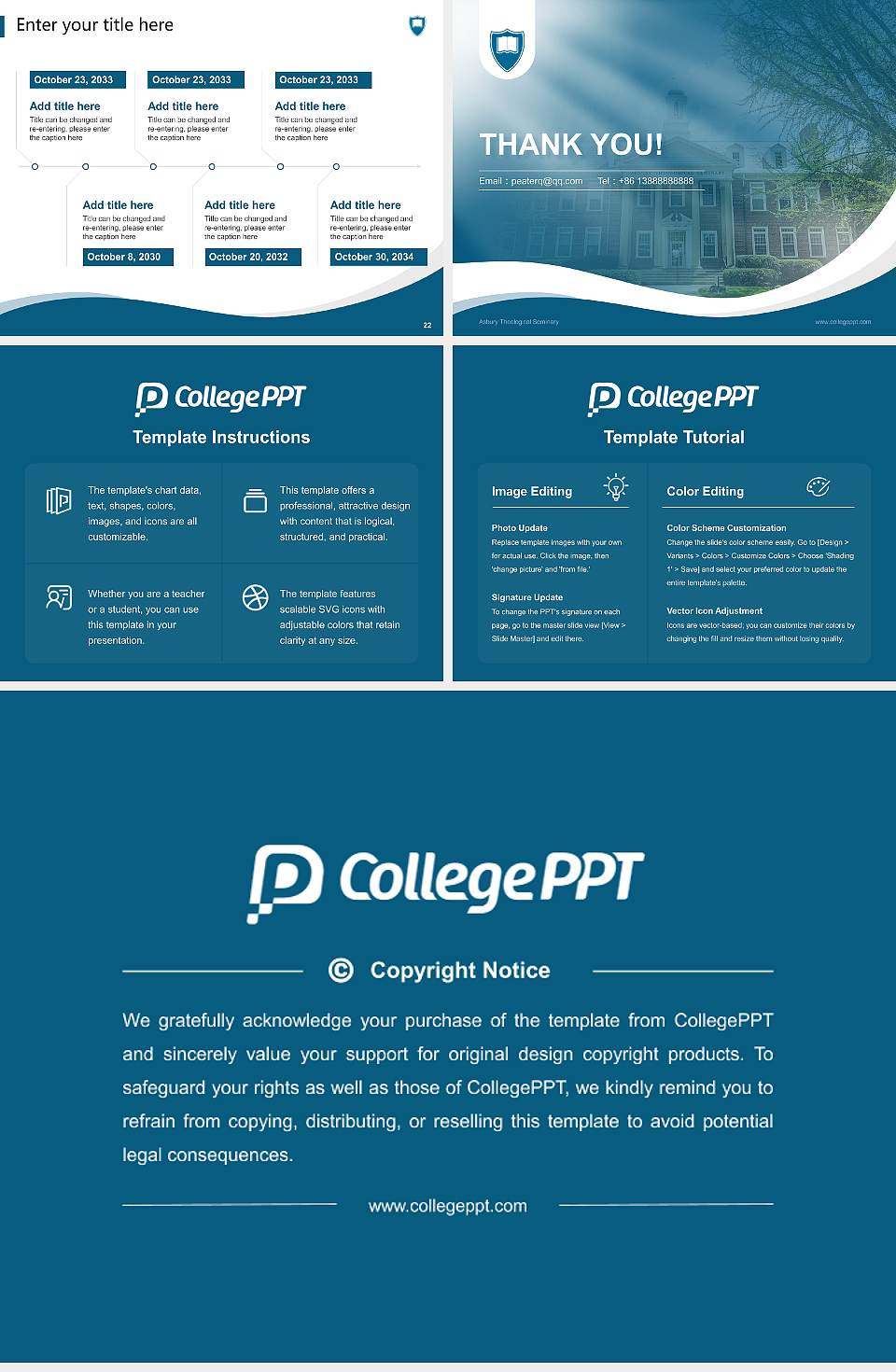 Asbury Theological Seminary Lecture Sharing and Networking Event PPT Template4:3 ratio PPT effect preview image4