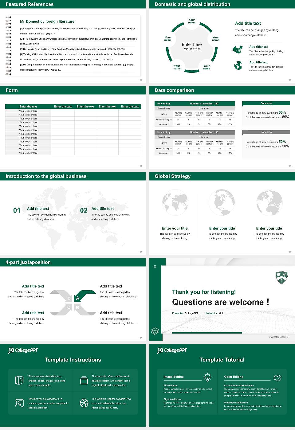Arkansas Colleges of Health Education Thesis Proposal/Graduation Defense PPT Template16:9 ratio PPT effect preview image4