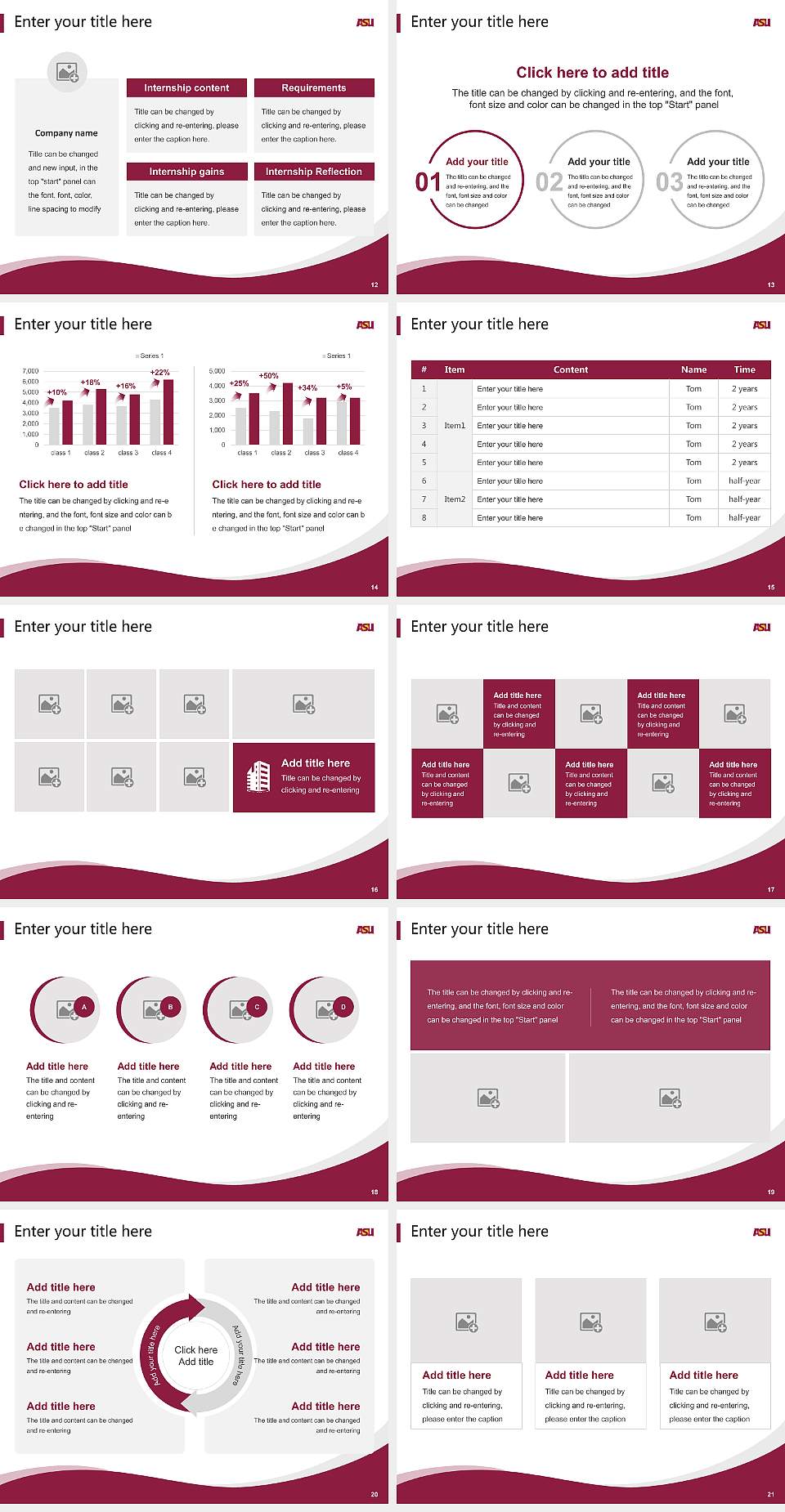 Arizona State University-Polytechnic Lecture Sharing and Networking Event PPT Template4:3 ratio PPT effect preview image3