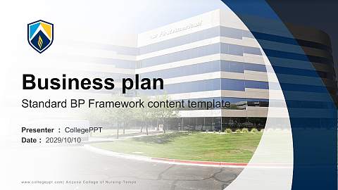Arizona College of Nursing-Tempe Competition/Entrepreneurship Contest PPT Template